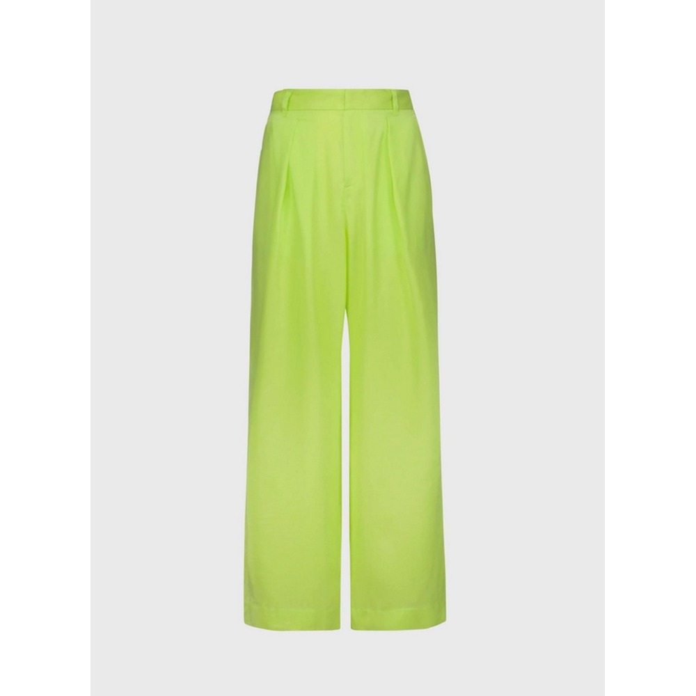 New! Mara Hoffman Marella Pant in Chartreuse‎ Sz 4 $375